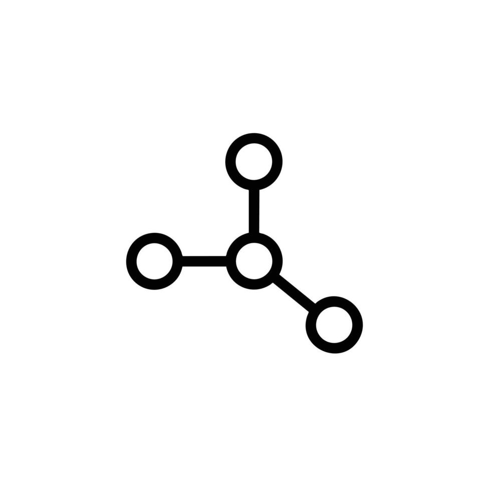 Data Node Cluster Network Icon vector