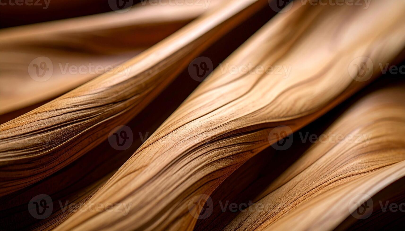 Wooden Textures Showcase Intricate Patterns and Swirls in a Close-Up View of Handcrafted Materials photo