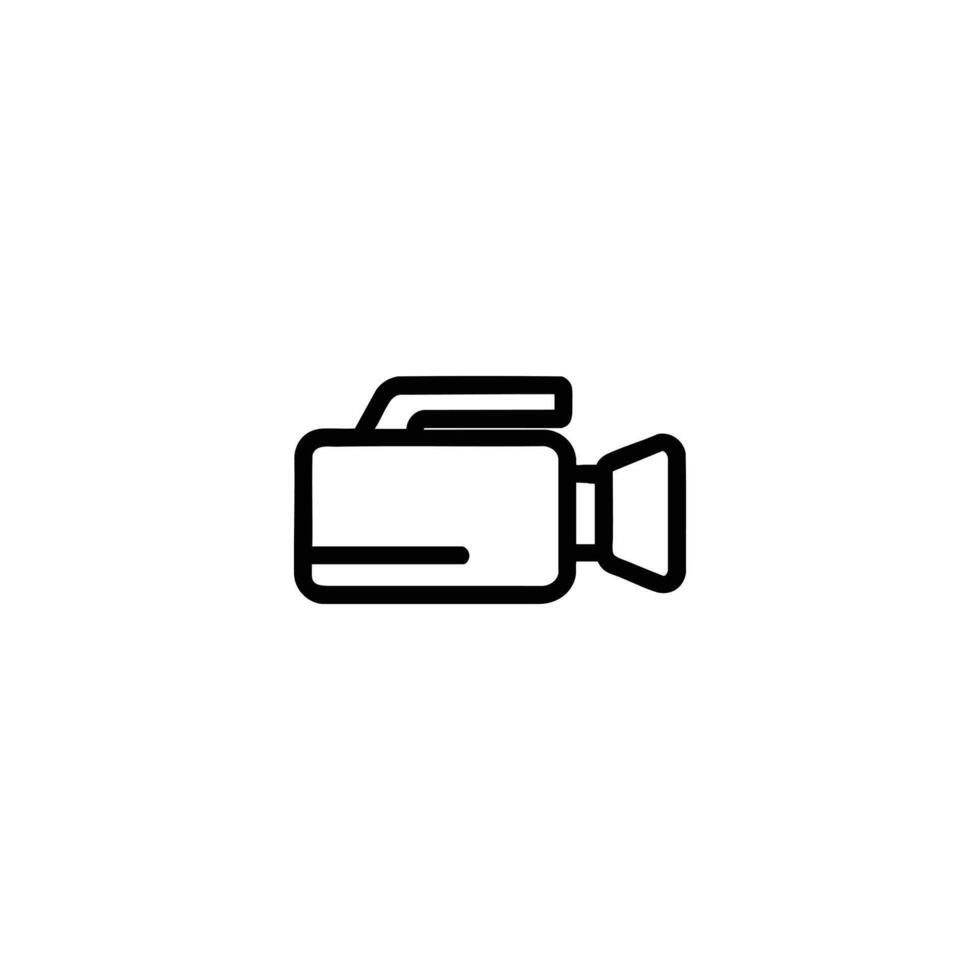 Traditional Camcorder Recorder Device vector