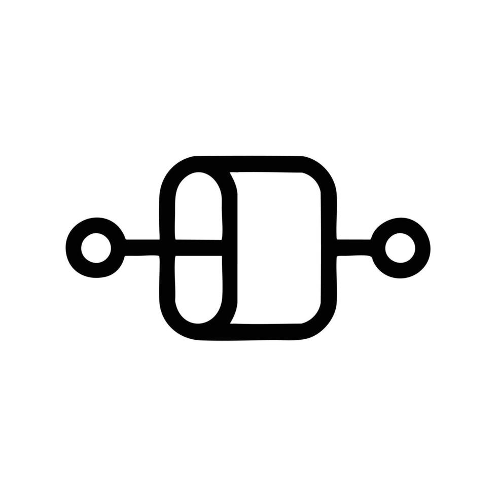VPN Tunnel Secure Connection Icon vector
