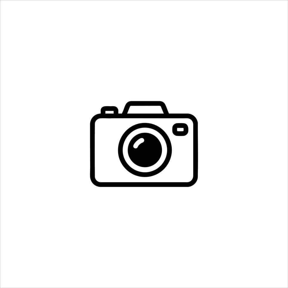 Simplified Camera Lens Viewfinder Photography vector