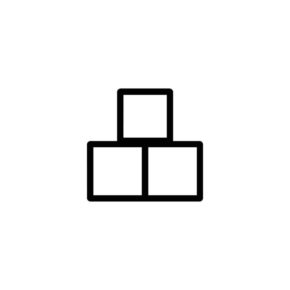Team Building Stacked Blocks vector