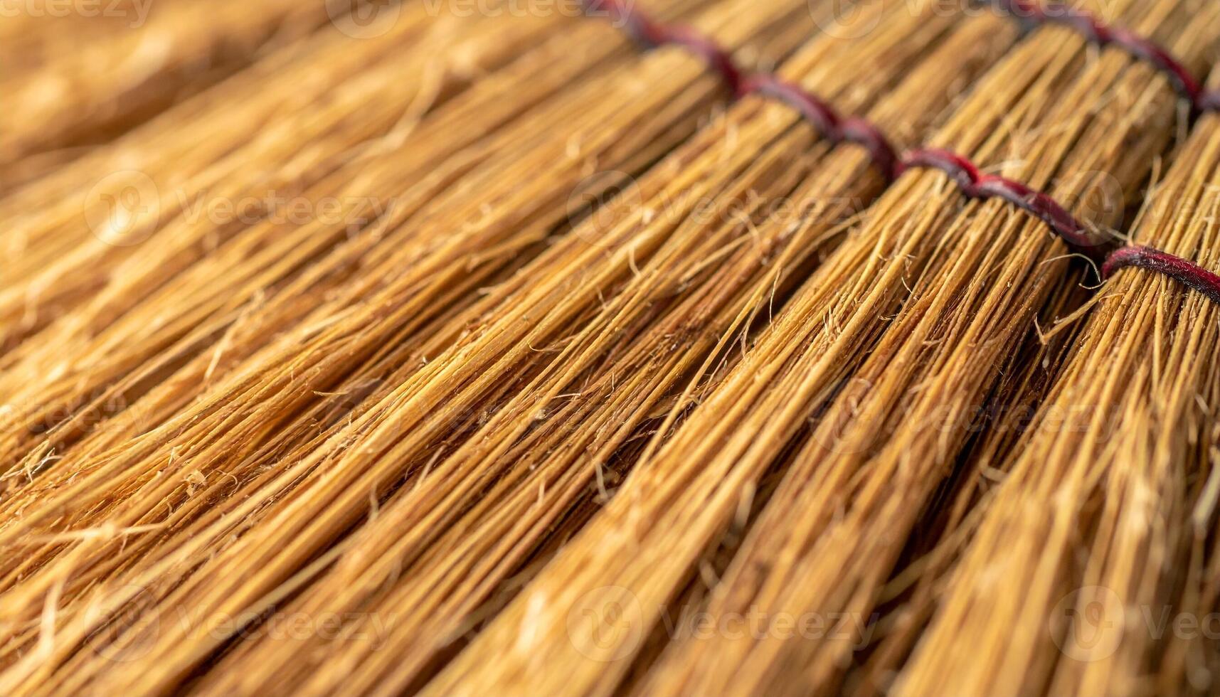 Crafting Brooms With Natural Fibers in a Workshop During Daytime Hours in a Rural Area photo