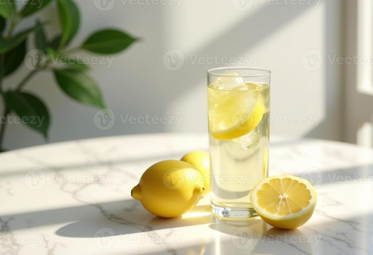 Clear Lemon Beverage by Plant and Sunlight photo
