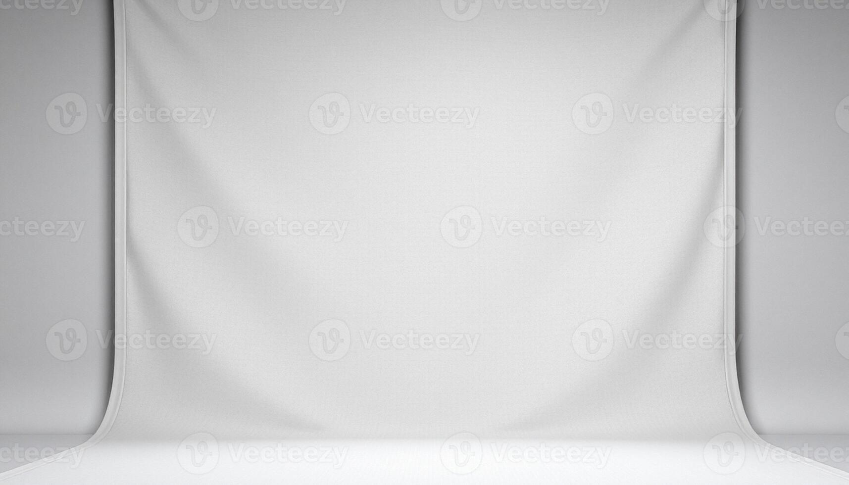 White background with a blank wall photo