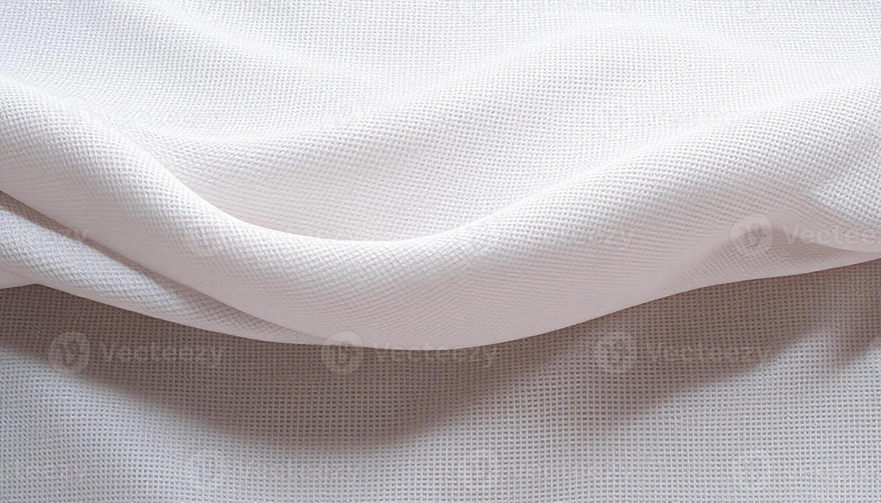 Detailed Knit Pattern in White Fabric Sheet photo