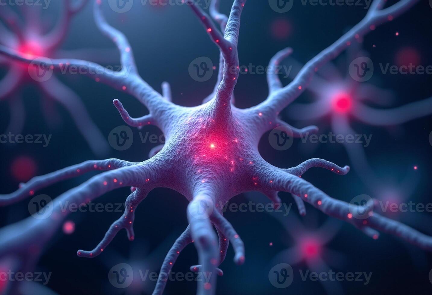 Science Visualization of Nervous System Pathways photo