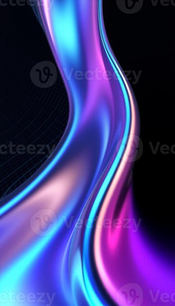 Abstract background with a wave of blue and purple colors photo