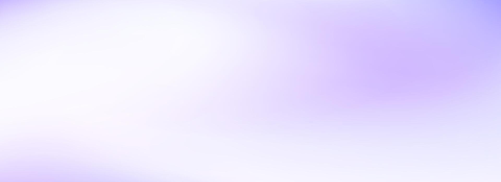 Soft smooth lavender gradient background. Abstract violet satin wallpaper. Pastel lilac color backdrop for banner, flyer, presentation, advertising. Subtle blurred purple liquid cover vector