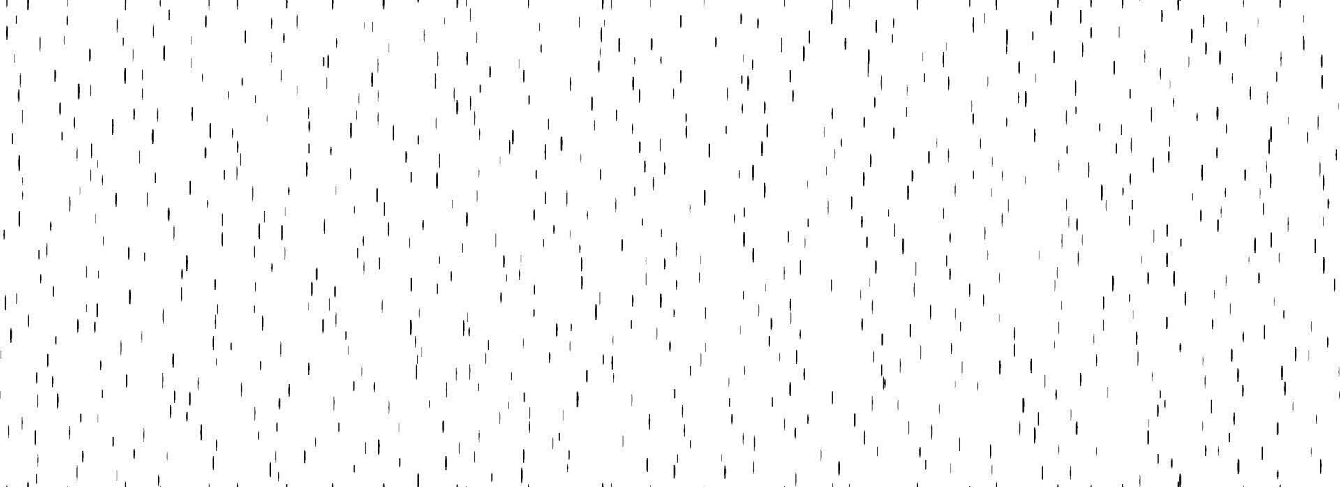 Seamless small scratches pattern. Scattered little lines background. Black repeated tiny cuts texture. Grunge random mottled grain overlay. Splashed sprinkles and specks repeating wallpaper. vector