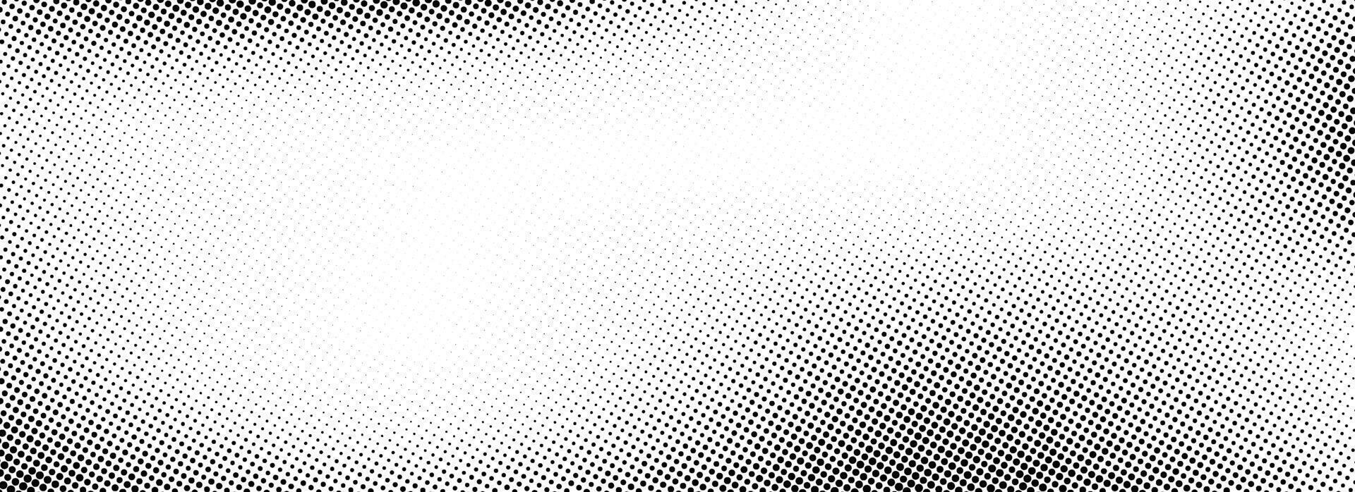 Grunge halftone gradient texture. Vanishing weathered grit noise background. Gritty sand wallpaper. Retro pixelated backdrop. Textured template surface. Anime or manga style comic overlay vector