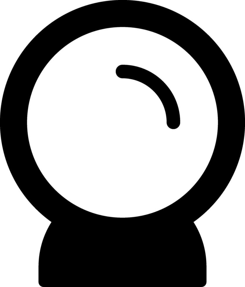 Cctv Camera Modern Solid Black Icon vector