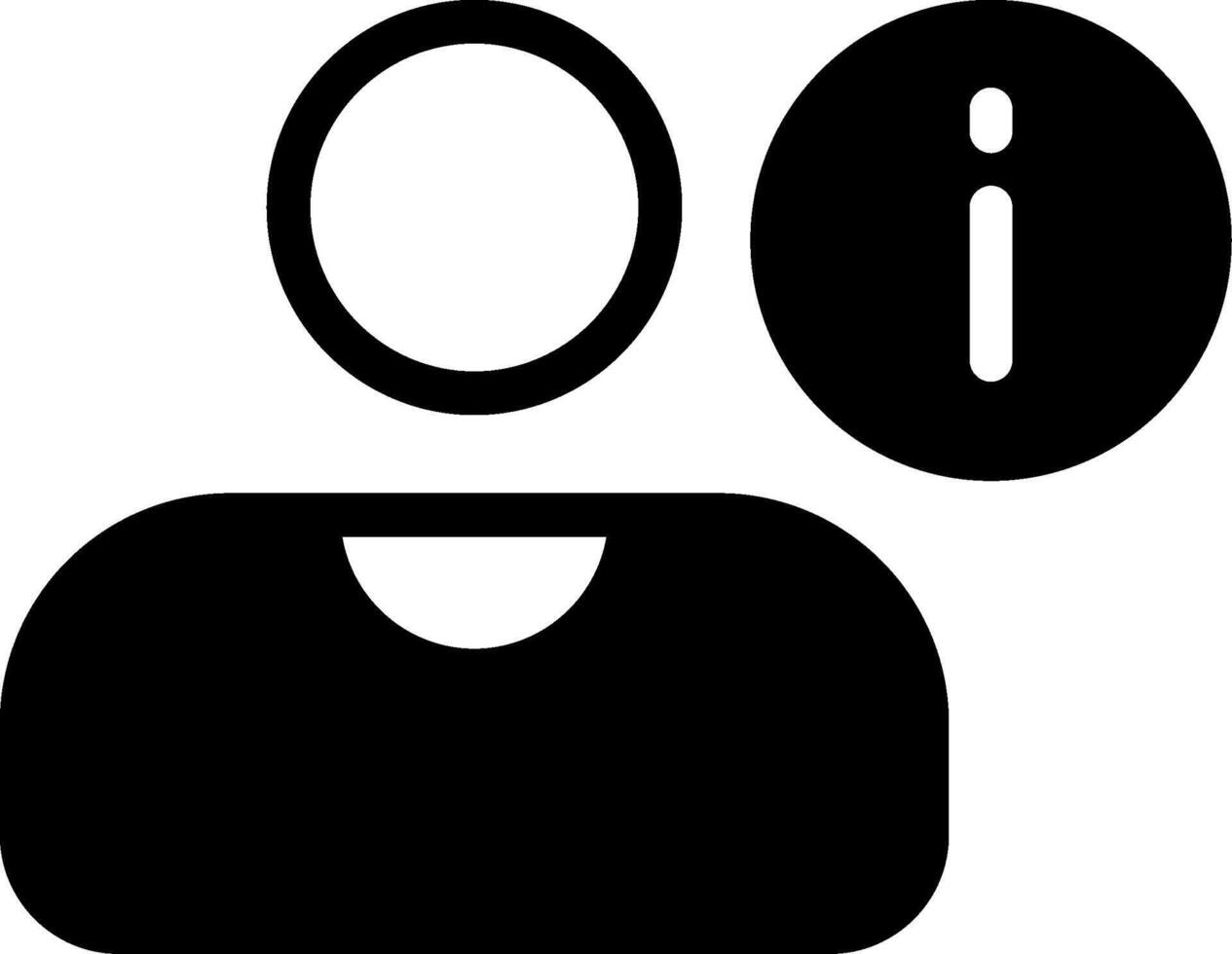 Black Contact Info Icon vector