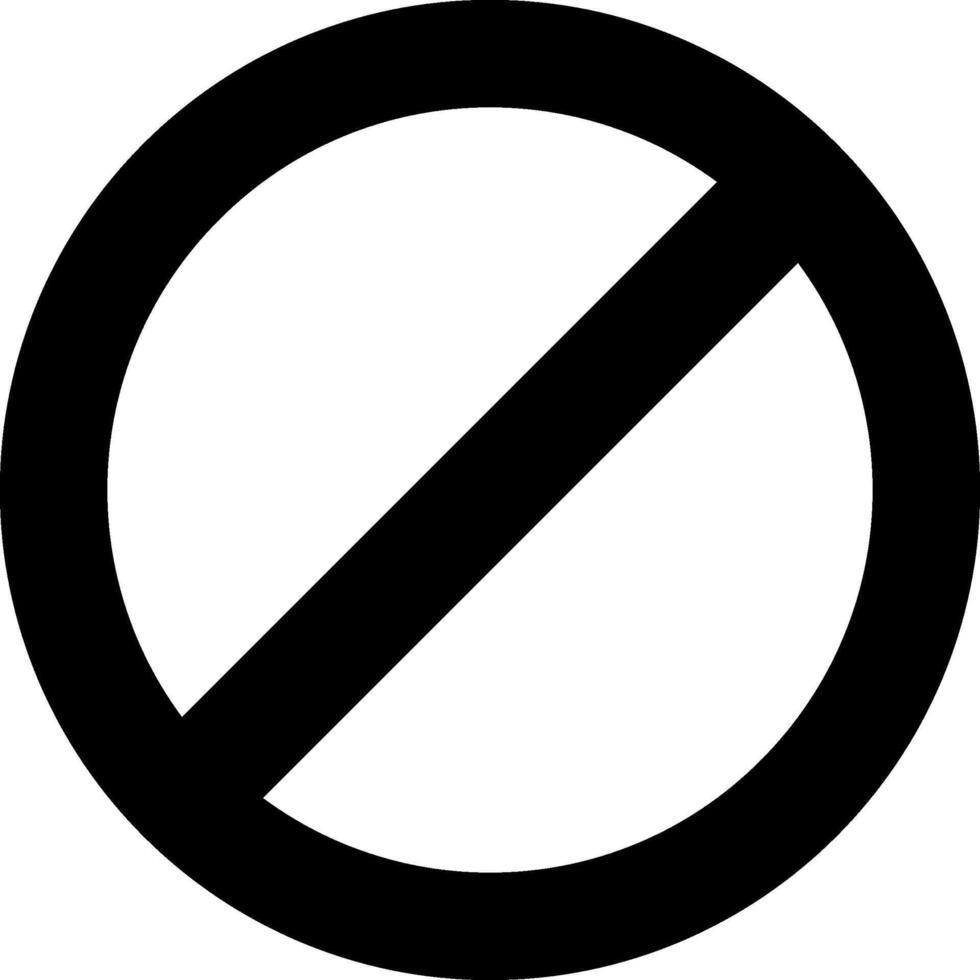 Error Modern Semi Solid Black Icon vector