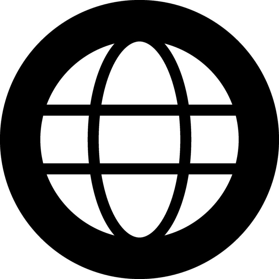 Globe Modern Modern Style Icon vector
