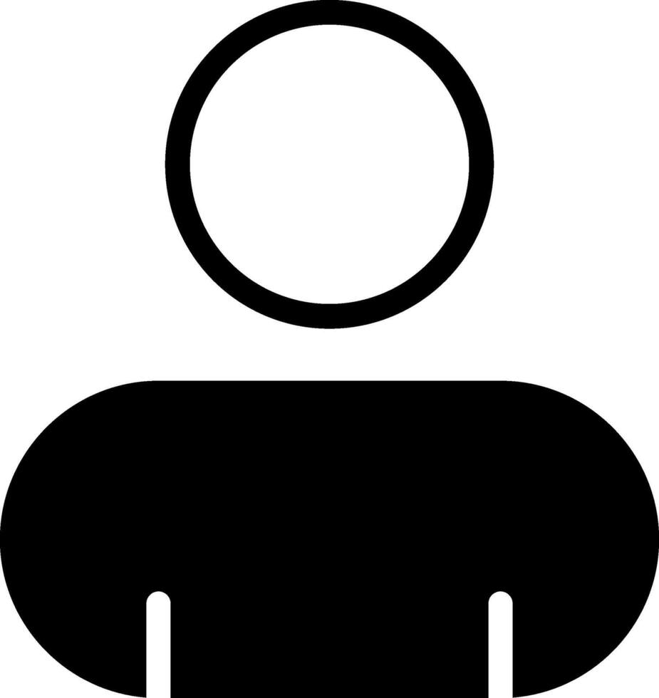 Contact Solid Black Icon vector