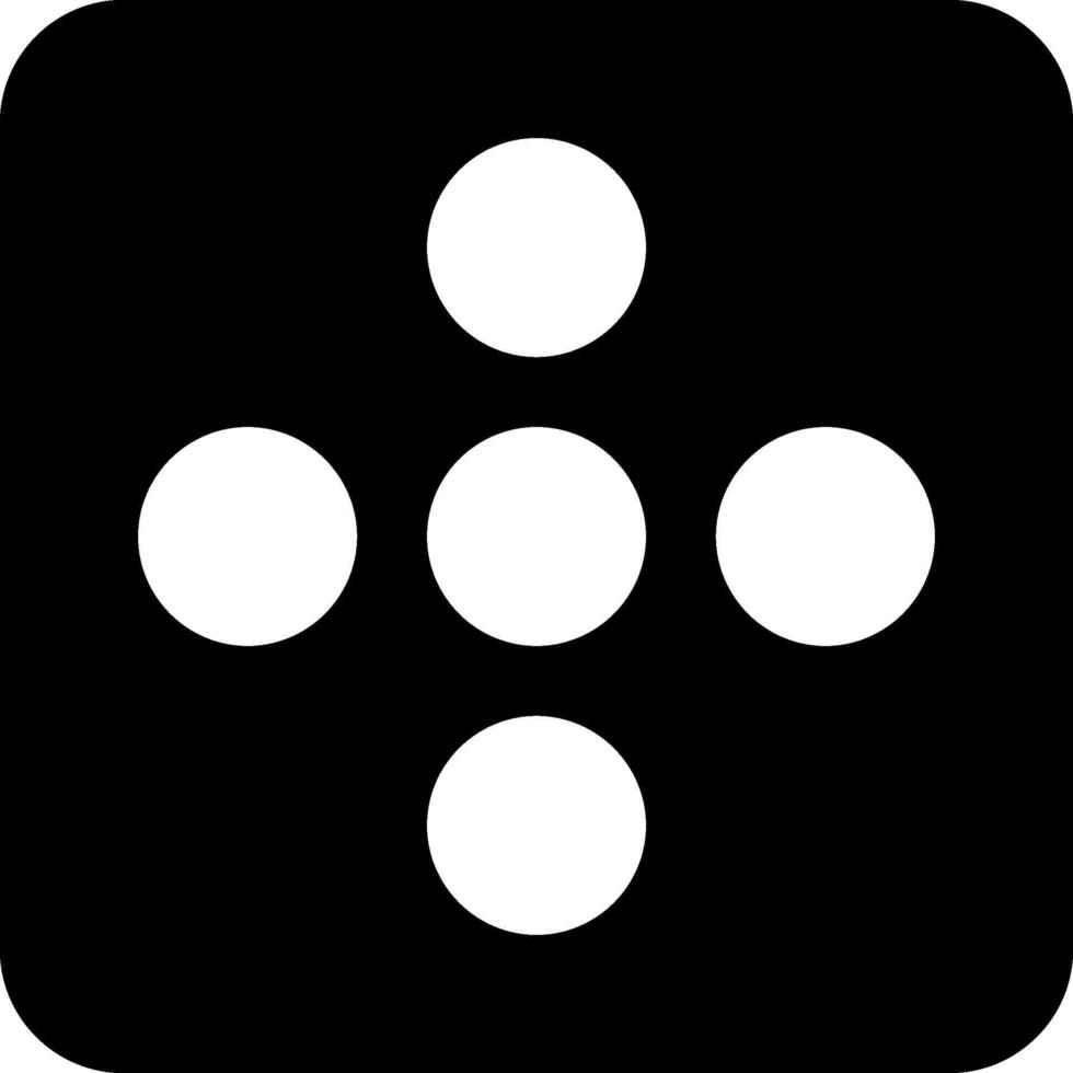 More Options Solid Black Icon vector