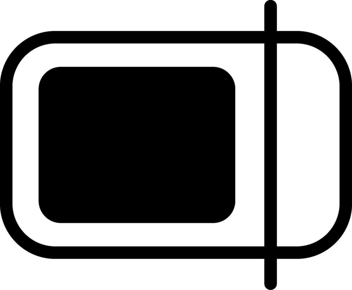 Rename Solid Black Icon vector