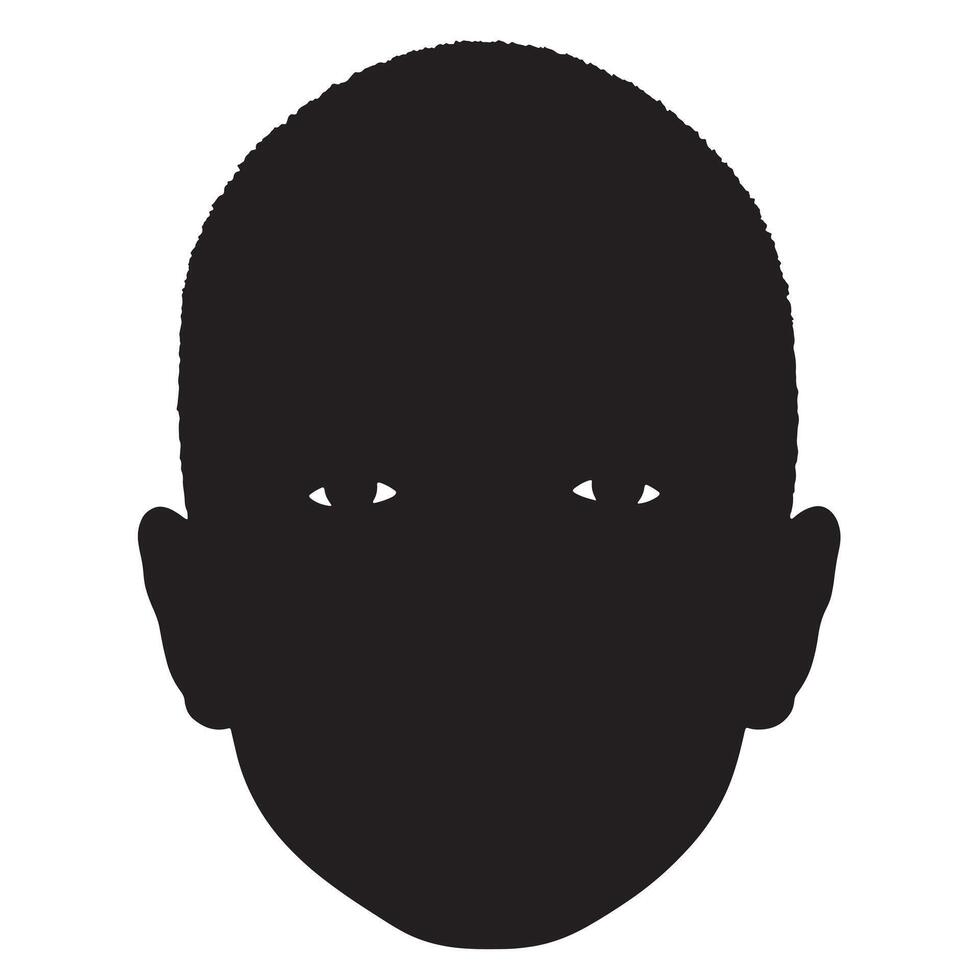 Angry Expression Face Icon Pack with Cartoon Style and Eyebrow Details vector