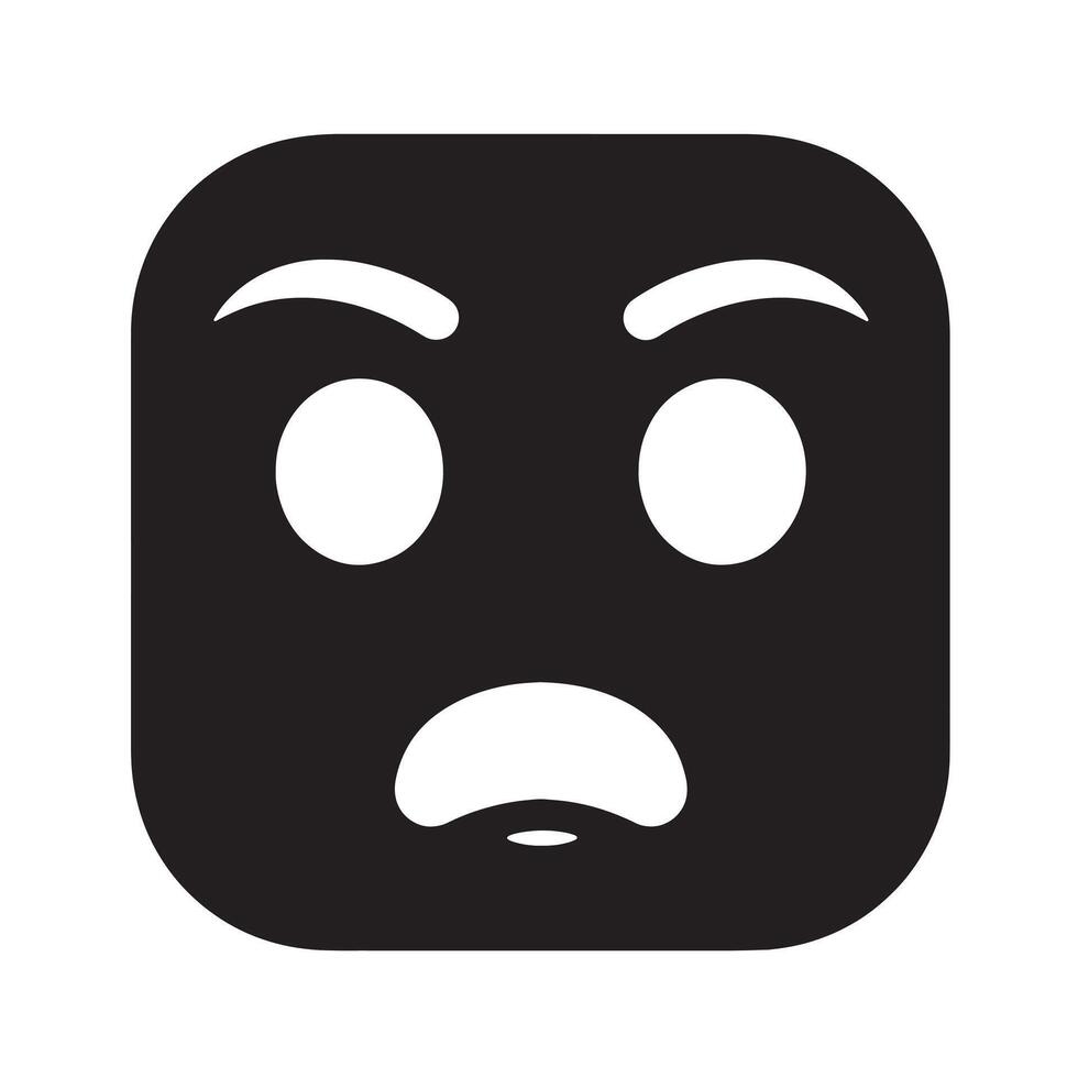 Angry Emotion Bundle with Expression Icons in Bold Cartoon Facial Style vector