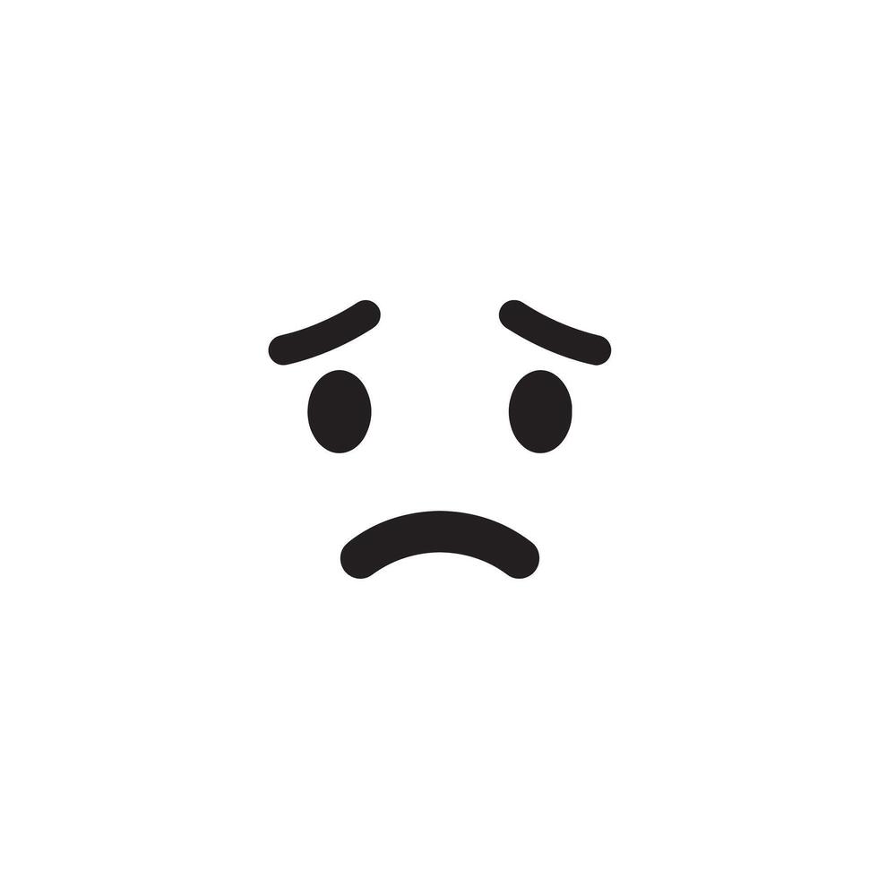 Angry Facial Expression Bundle with Cartoon Character Mood Icons Set vector