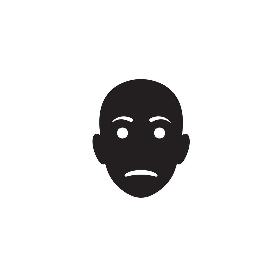 Clean Angry Expression Faces Bundle with Cartoon Mood Icons Pack vector