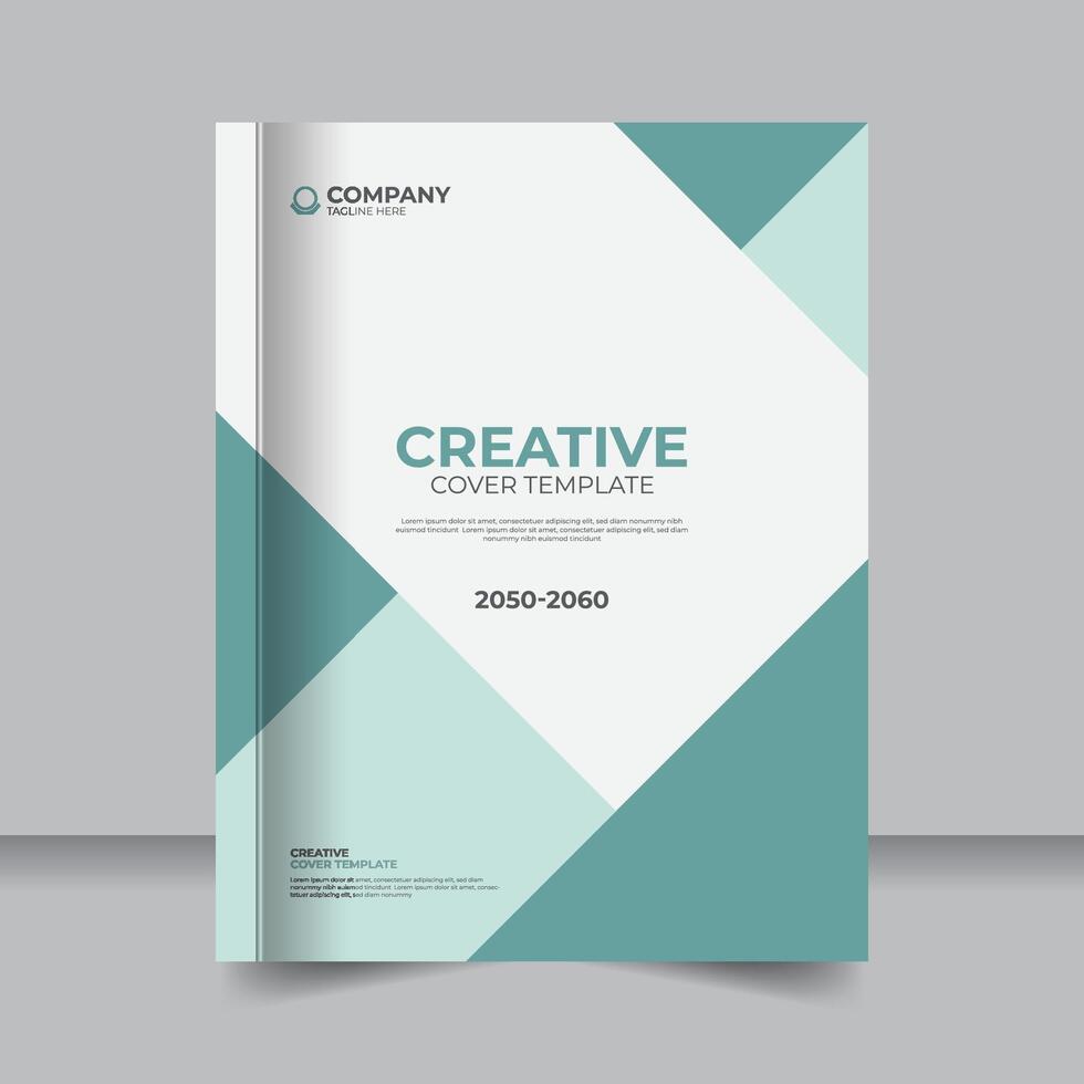Simple Yet Striking Geometric Covers for Projects, Modern Minimal Covers with Abstract Geometric Forms vector