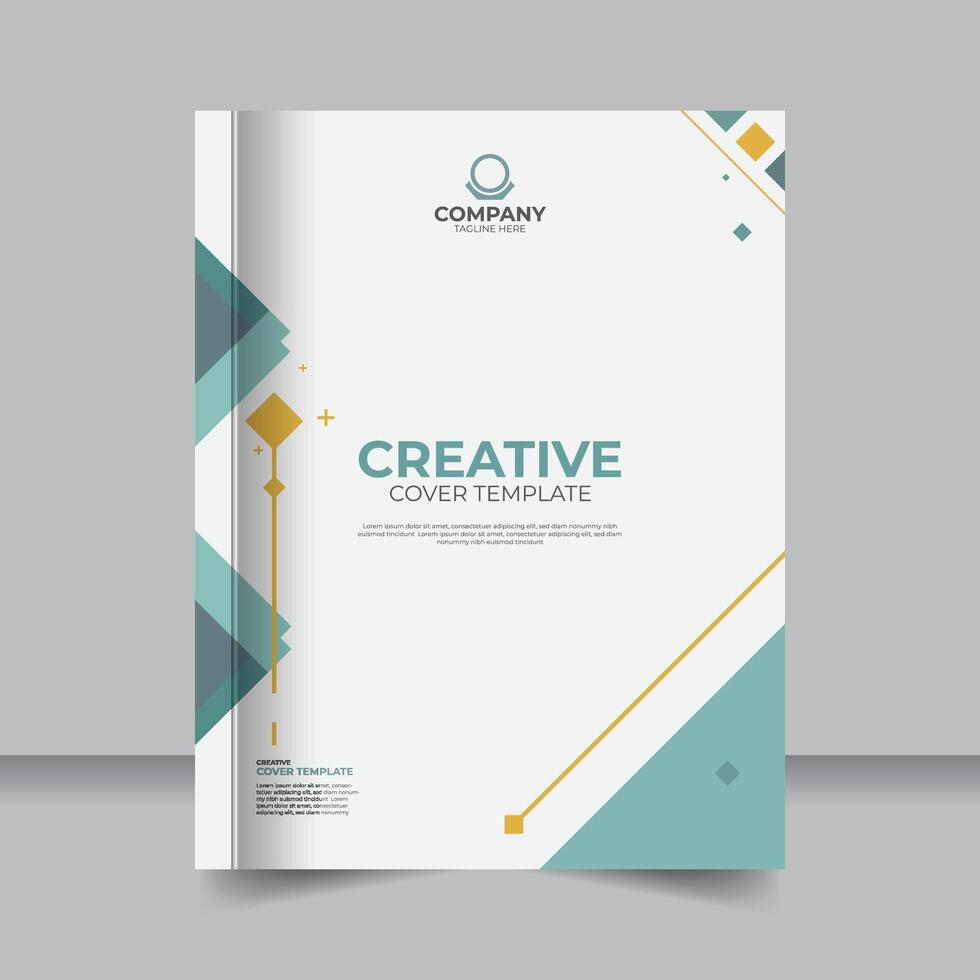 Minimal Cover Design Ideas with Clean Geometric Style, Sophisticated Minimal Covers with Geometric Details vector