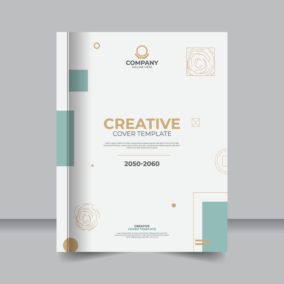 Minimal Cover Templates with Geometric Patterns, Stylish Geometric Elements in Minimal Cover Design vector