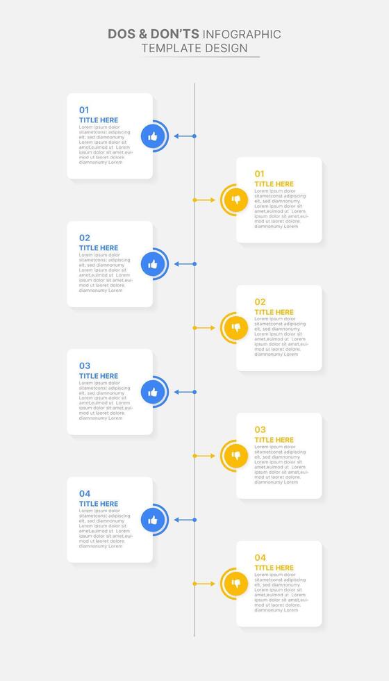 Comparison Infographic Template Design vector