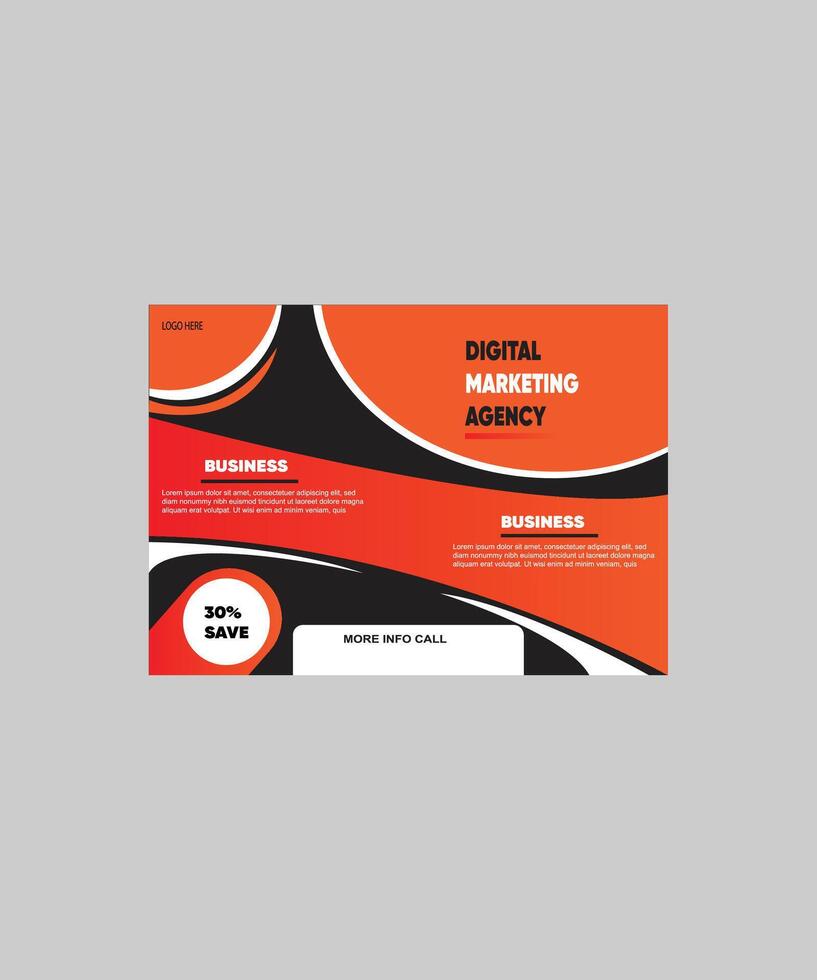 Creative corporate business poster vector