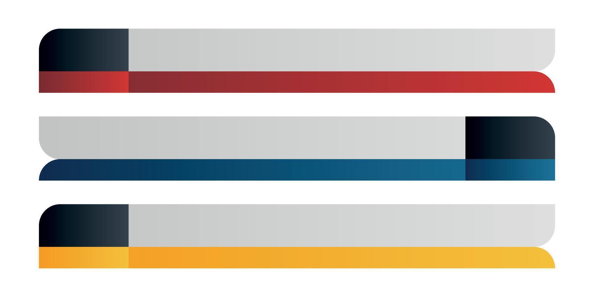 lower third design collection vector