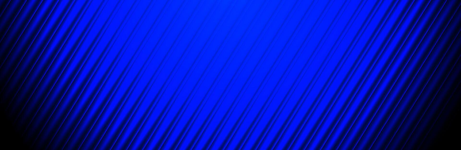 Abstract dark blue background banner design with geometric diagonal lines. exhibition stage. modern for presentation vector