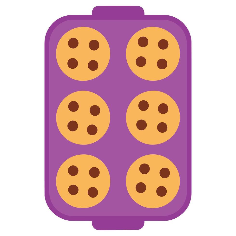 Sweet Bakery Chocolate chip cooking clipart, Kitchen Bakery sublimation design, Bakery Elements design illustration vector