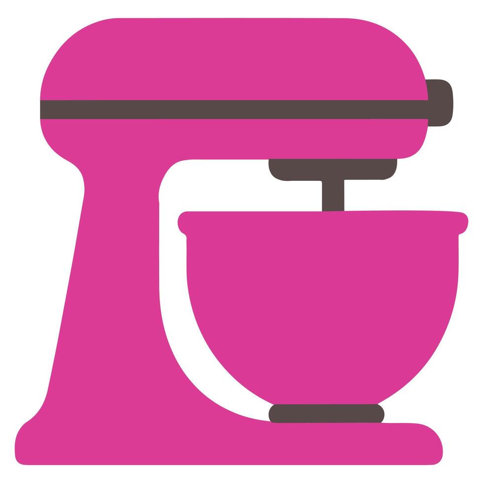 Sweet Bakery Mixer with Bowl cooking clipart, Kitchen Bakery sublimation design, Bakery Elements design illustration vector