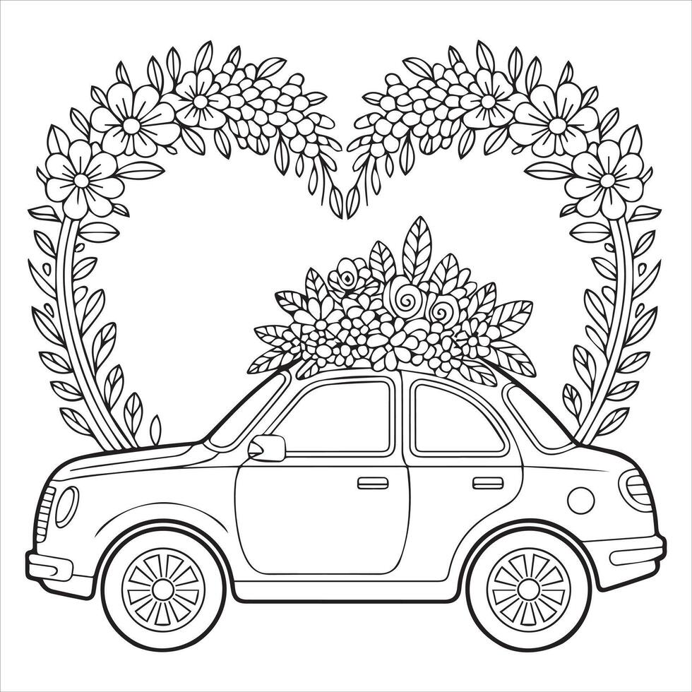 Aesthetic Wedding Couple Line Art Romantic Bride and Groom Sublimation File vector