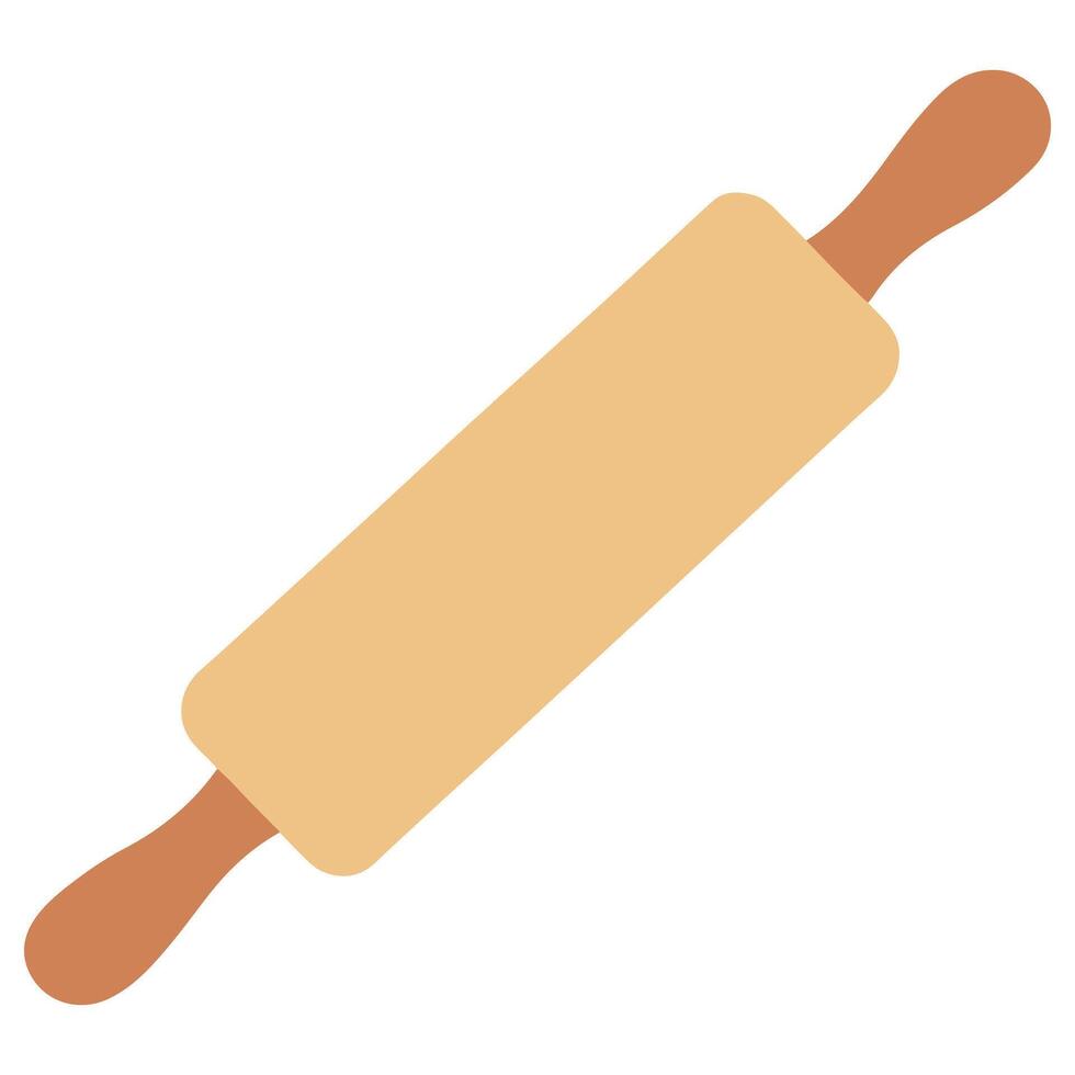 Sweet Bakery Beige Rolling Pin cooking clipart, Kitchen Bakery sublimation design, Bakery Elements design illustration vector