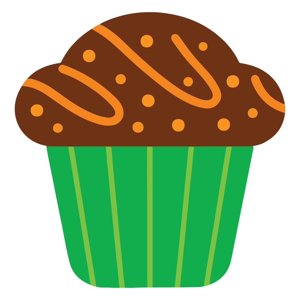 Sweet Bakery Chocolate Muffin cooking clipart, Kitchen Bakery sublimation design, Bakery Elements design illustration vector