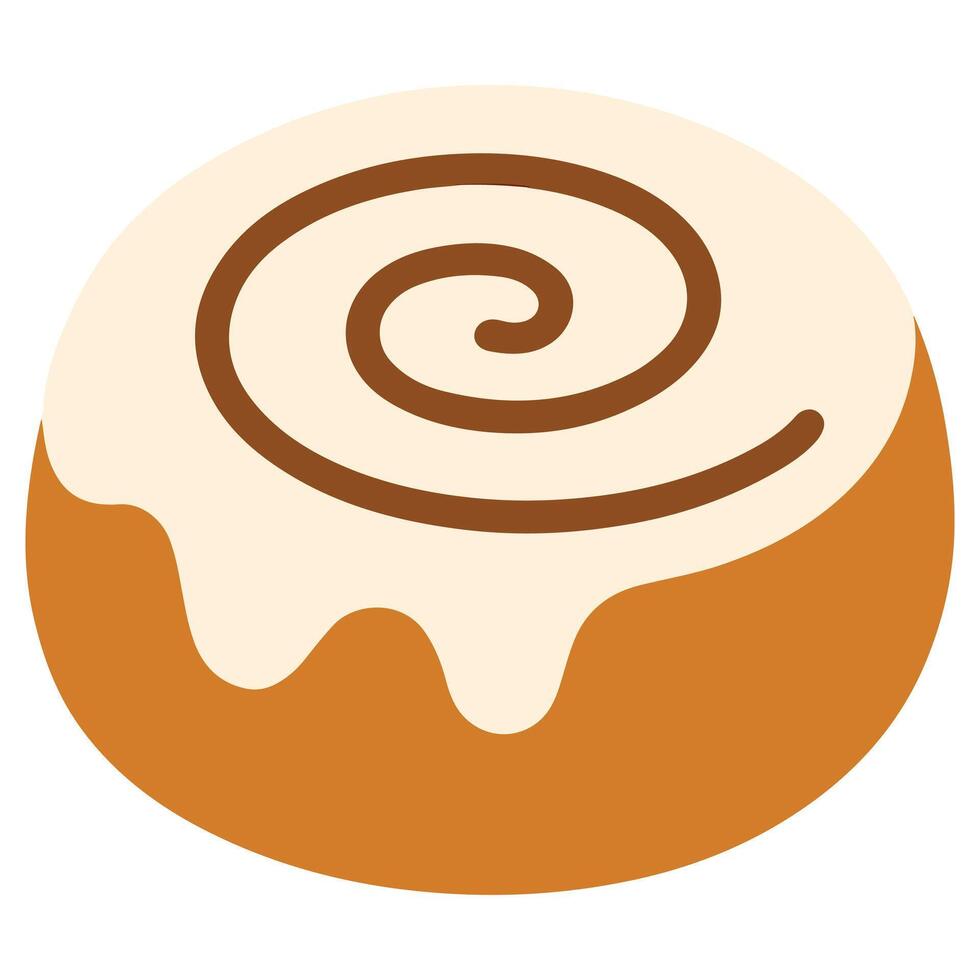 Sweet Bakery Swirl Cinnamon Roll cooking clipart, Kitchen Bakery sublimation design, Bakery Elements design illustration vector