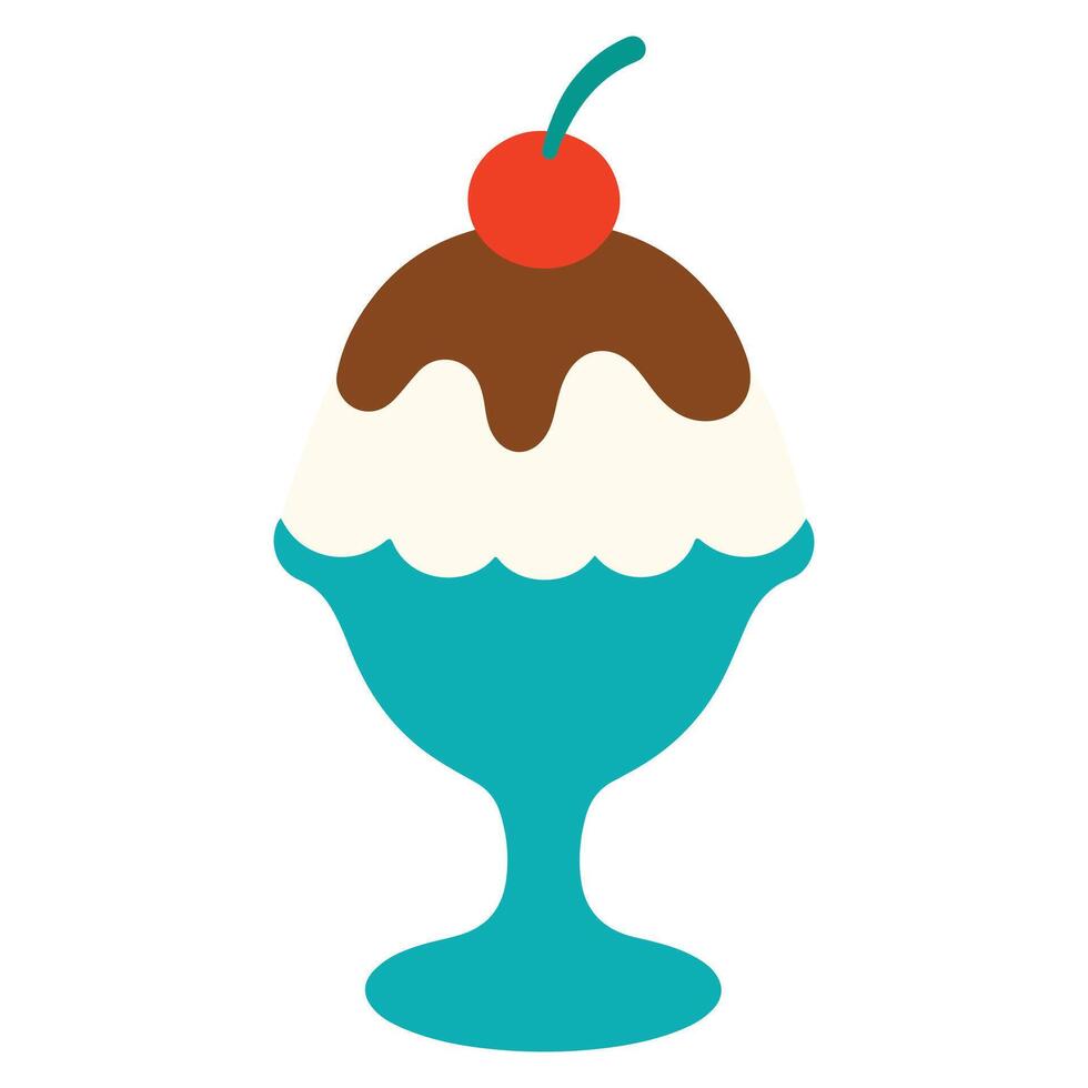 Ice Cream illustration , 50s diner clipart Design, vintage diner design sublimation vector