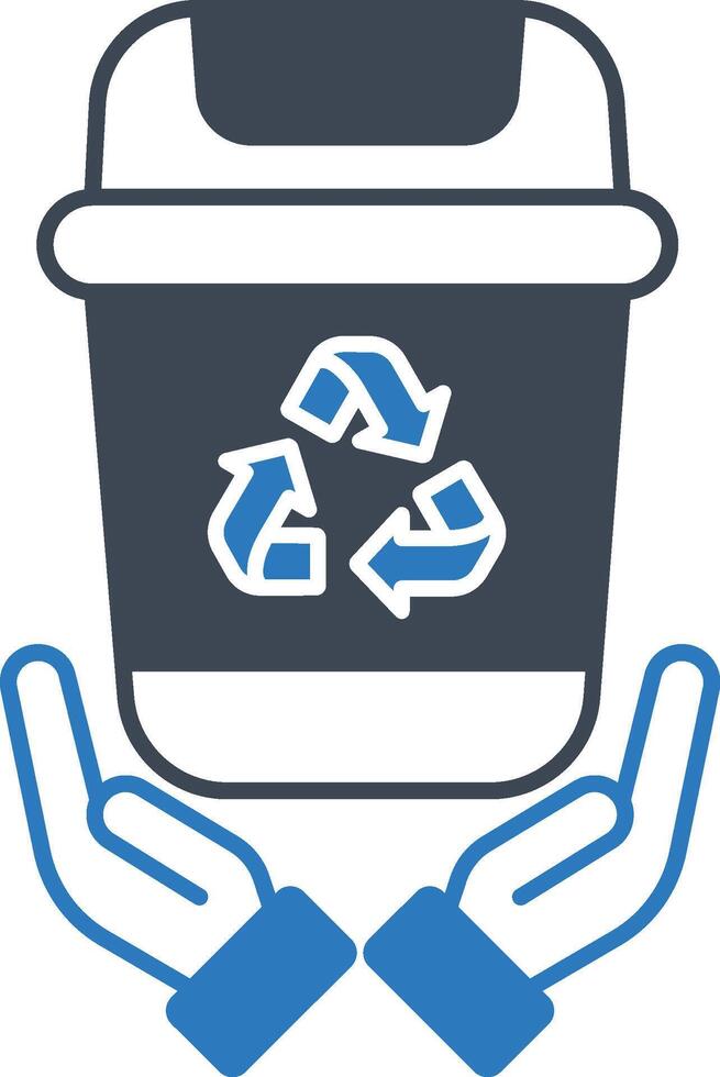 trash recycle bin vector