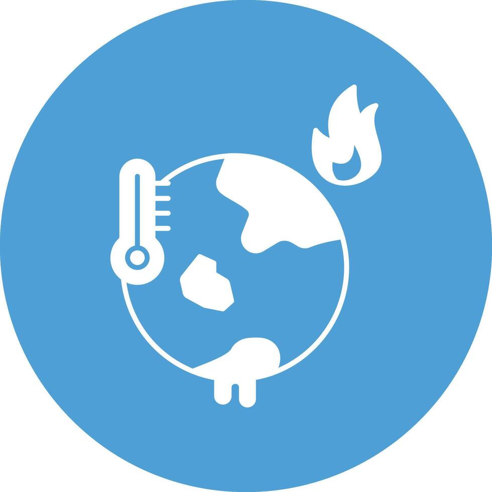 Global Warming and Earth temperature vector