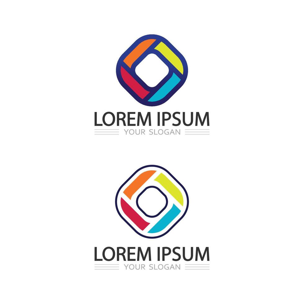 Elegant Letter O Logo Design with Minimal Round Shape and Smooth Lines vector