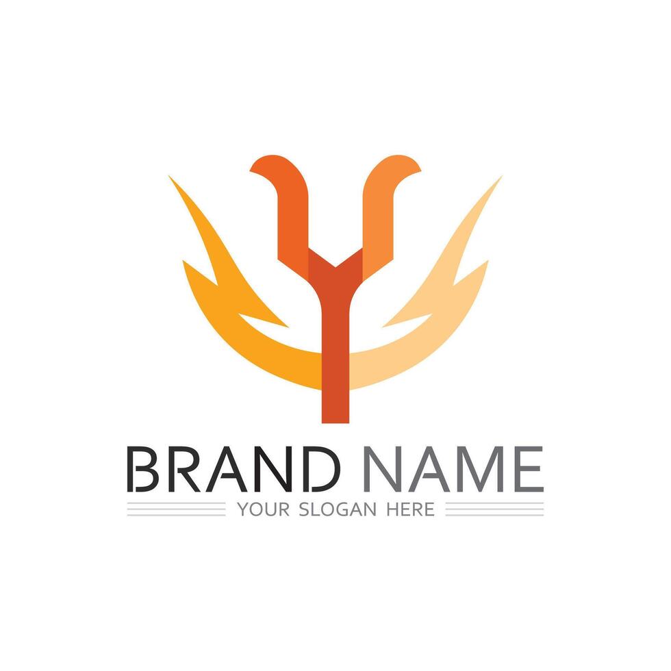 Futuristic Y Monogram Logo Design with Smooth Curves and Minimal Tech Aesthetic vector