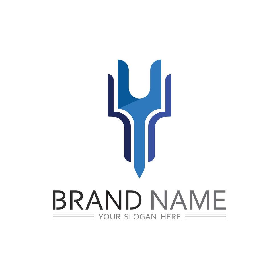 Simple and Professional Y Letter Logo Design for Startup and Business Branding vector
