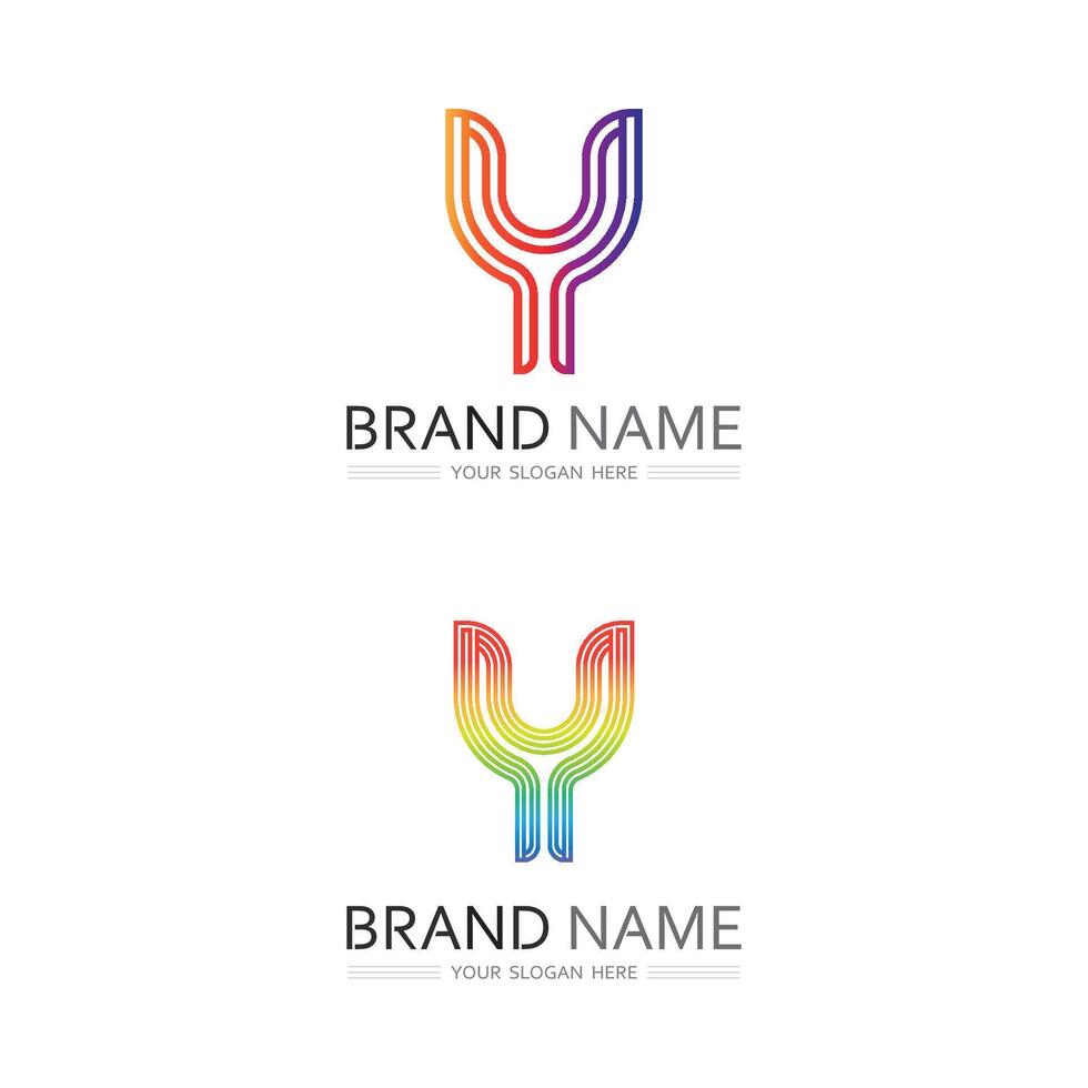 Isometric Y Icon Logo for Futuristic Brand Projects vector