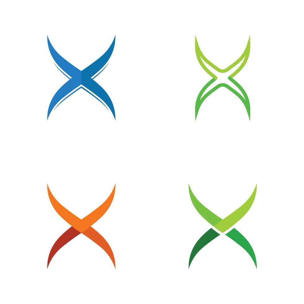 Monoline X Letter Logo for Elegant and Minimal Company Branding vector