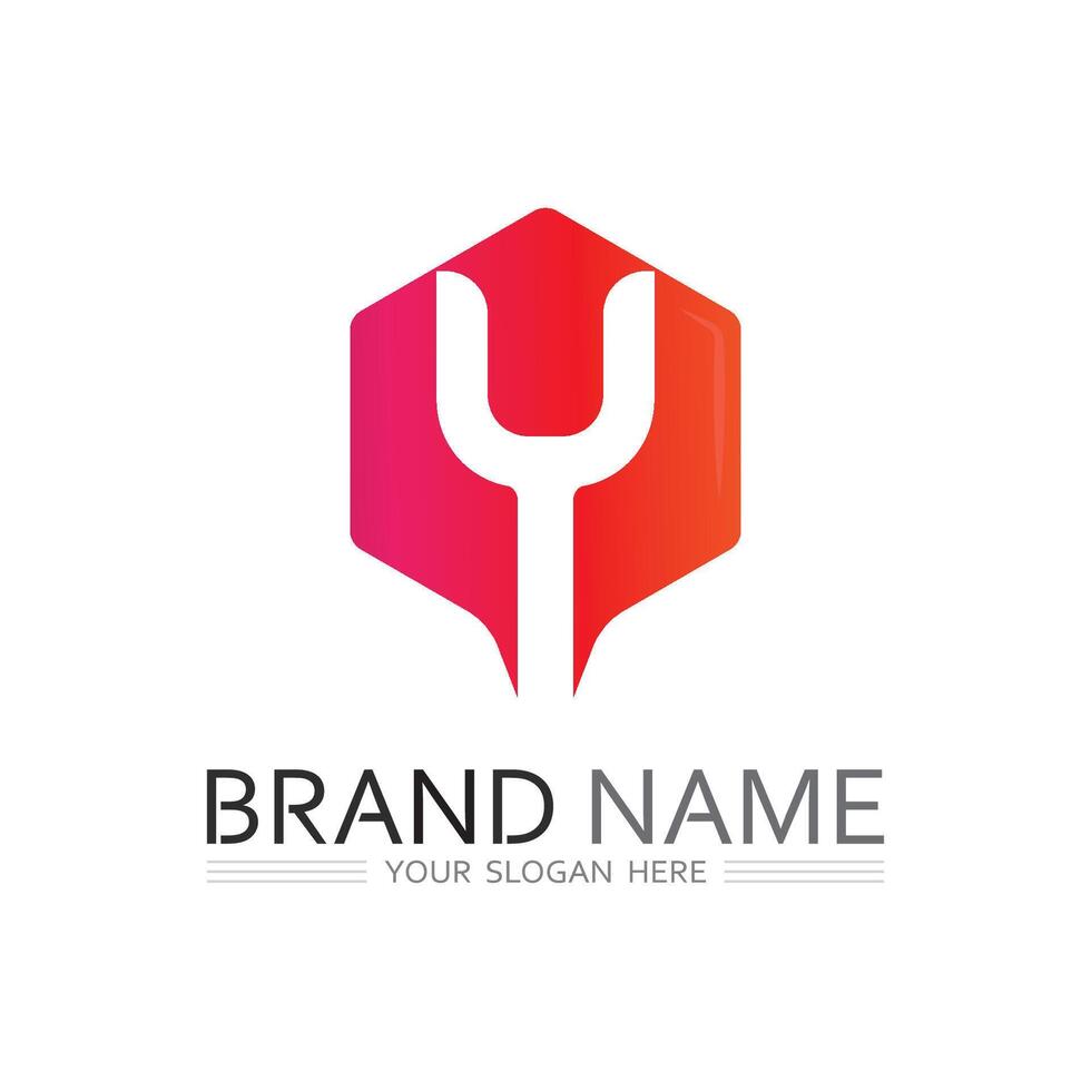 Sophisticated Monogram Y Logo with Premium Look for Branding and Business Identity vector