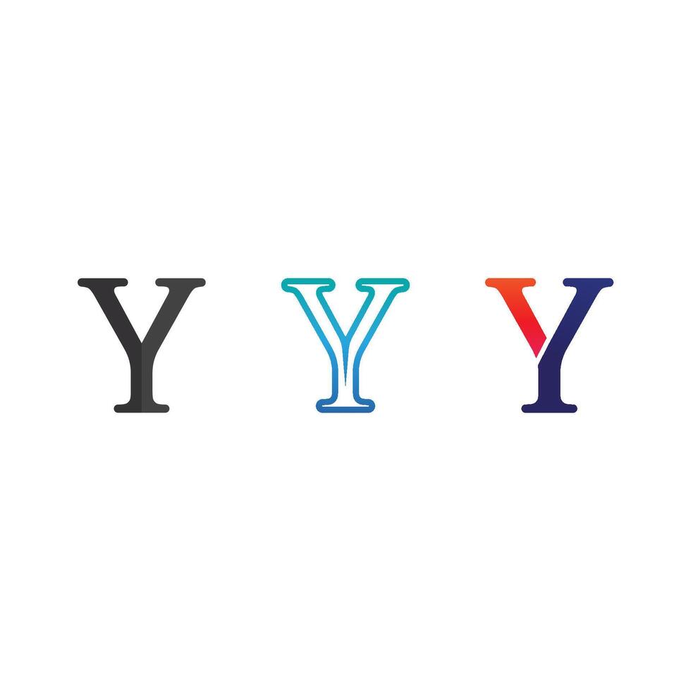 Modern Y Letter Icon Logo for Branding and Identity Design vector