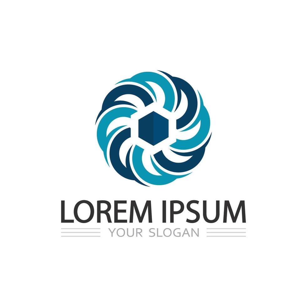 O Logo Design Concept for Branding and Visual Identity Elements vector